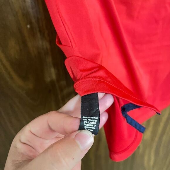 RLX Ralph Lauren Polo Shirt Red Ryder Cup USA 2016 Golf Women's Size Medium - Picture 6 of 8